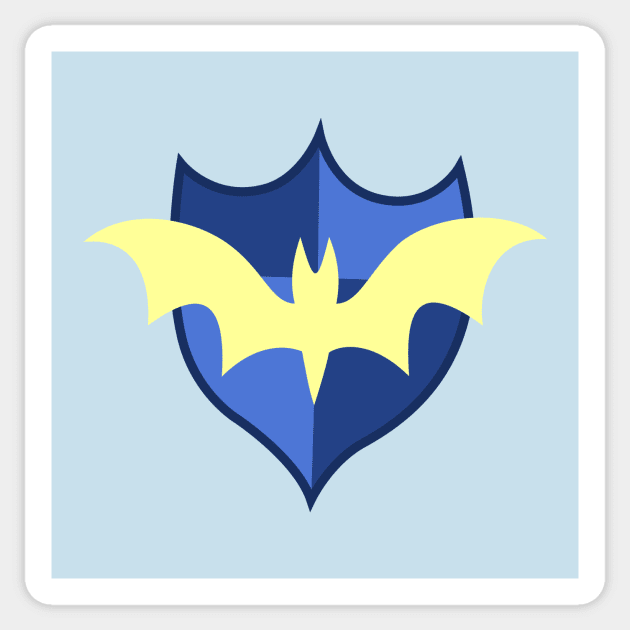 Flash Sentry bat pony CM Sticker by CloudyGlow